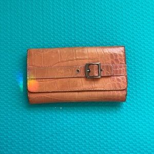 brown franco sarto wallet